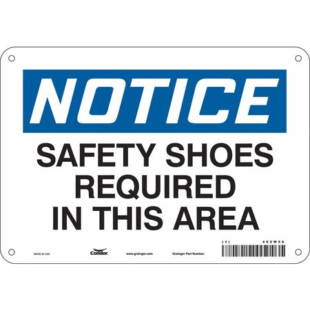 Safety Sign,personal Protection,7" H (3