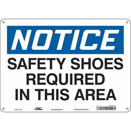 Safety Sign,personal Protection,10" H (2