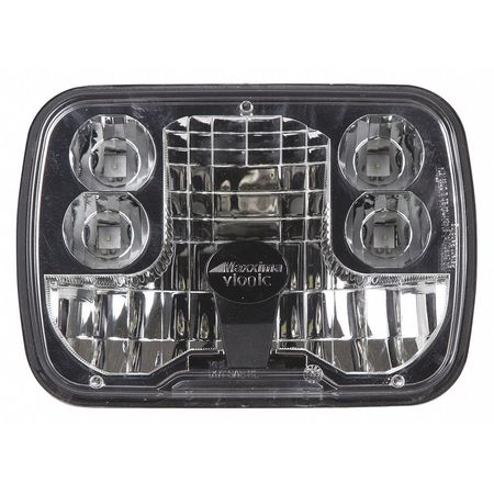 Headlight,led,8" L X 5-1/2" W,black (1 U