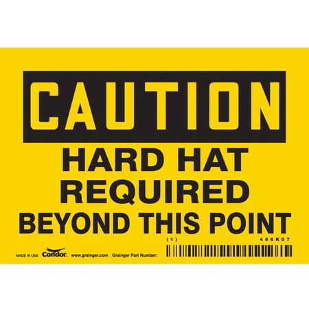 Safety Sign,personal Protection,3-1/2" H