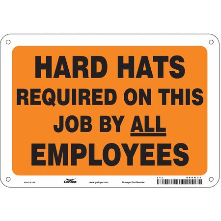 Safety Sign,personal Protection,7" H (3