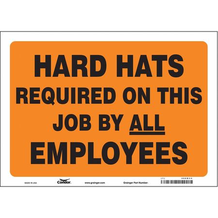 Safety Sign,personal Protection,10" H (4