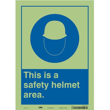 Safety Sign,personal Protection,14" H (1