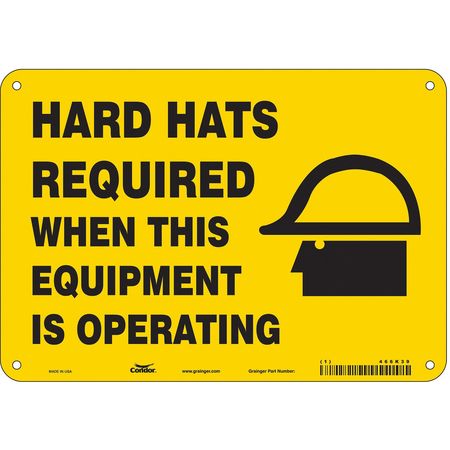 Safety Sign,personal Protection,7" H (3