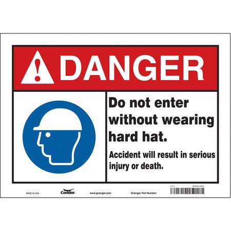 Safety Sign,personal Protection,10" H (4