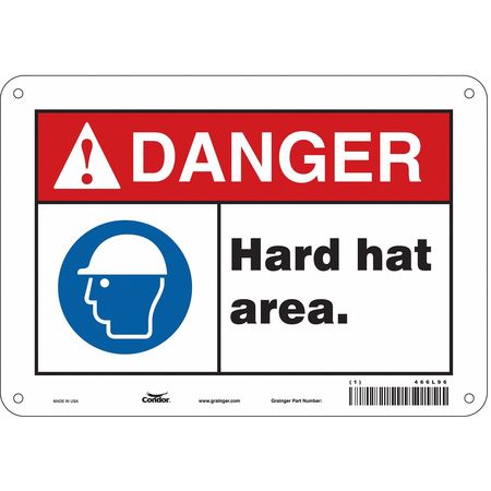 Safety Sign,personal Protection,7" H (3