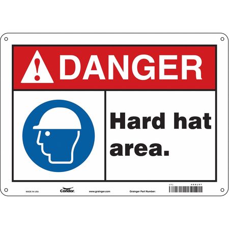 Safety Sign,personal Protection,10" H (2