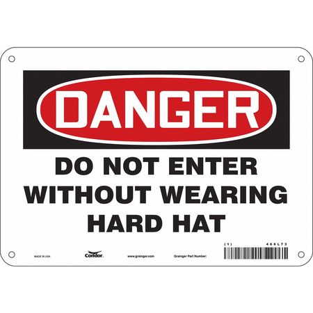 Safety Sign,personal Protection,7" H (3