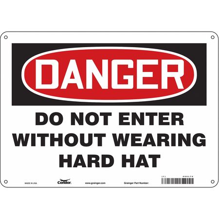 Safety Sign,personal Protection,10" H (2