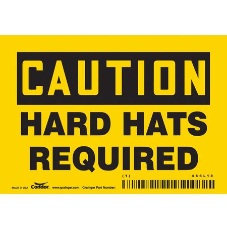 Safety Sign,personal Protection,3-1/2" H