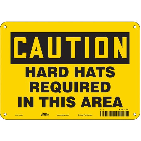 Safety Sign,personal Protection,7" H (3