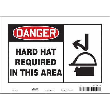 Safety Sign,personal Protection,7" H (5