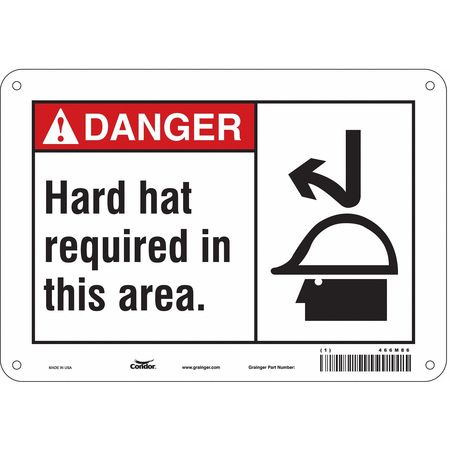 Safety Sign,personal Protection,7" H (3