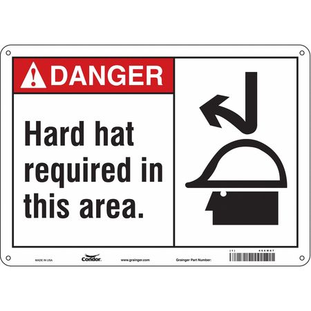 Safety Sign,personal Protection,10" H (2