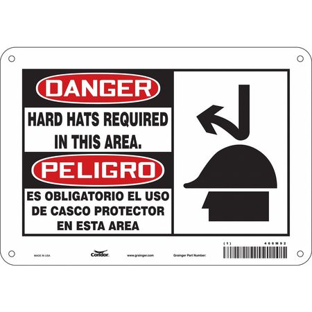 Safety Sign,personal Protection,7" H (3