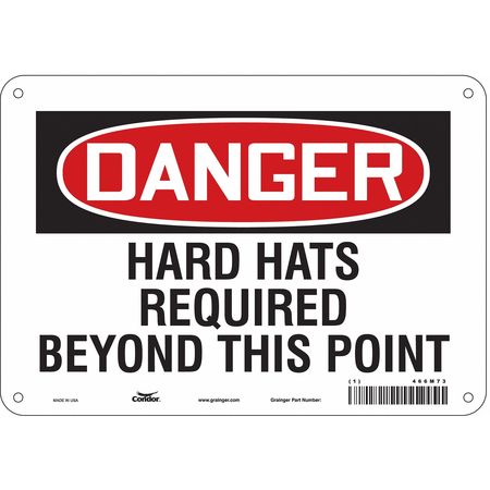 Safety Sign,personal Protection,7" H (3