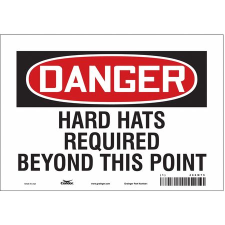 Safety Sign,personal Protection,7" H (5