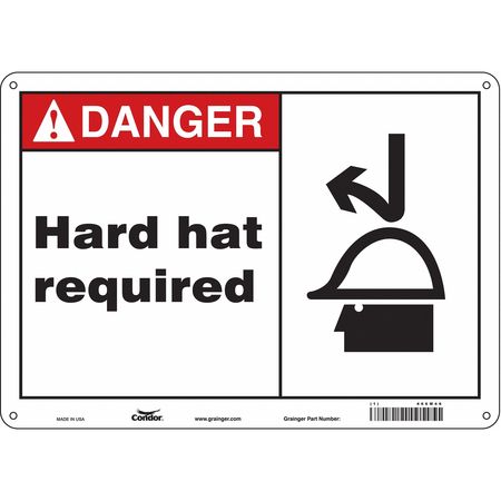 Safety Sign,personal Protection,10" H (2