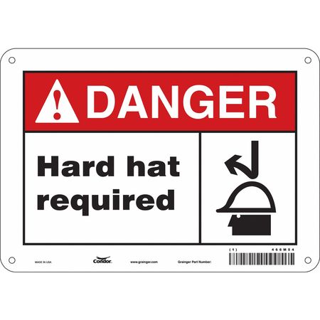 Safety Sign,personal Protection,7" H (2