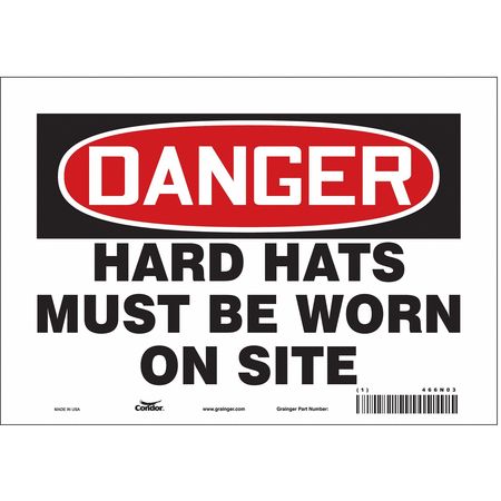 Safety Sign,personal Protection,7" H (5