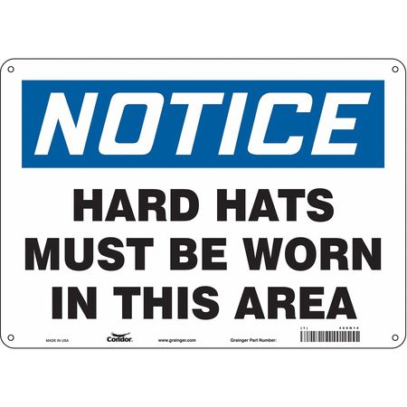 Safety Sign,personal Protection,10" H (2