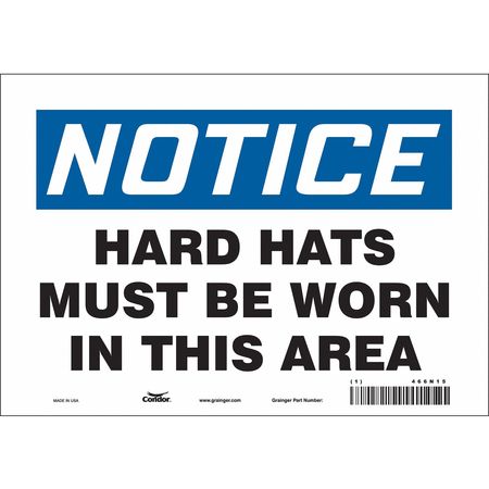 Safety Sign,personal Protection,7" H (5