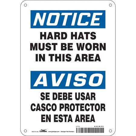 Safety Sign,personal Protection,10" H (3