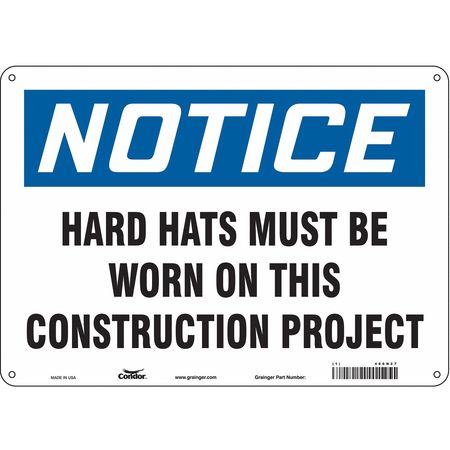 Safety Sign,personal Protection,10" H (2