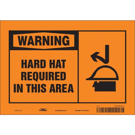 Safety Sign,personal Protection,7" H (5