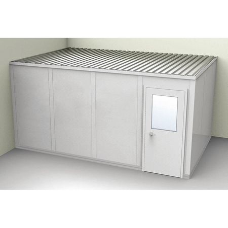 Modular In-plant Office,10 Ft. 1-1/4" D