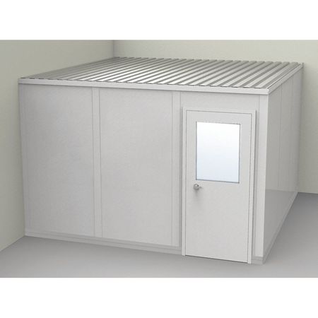 Modular In-plant Office,12 Ft. 1-1/4" D