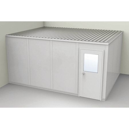 Modular In-plant Office,12 Ft. 1-1/4" D