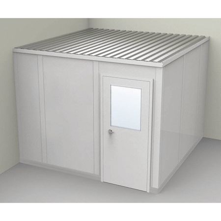 Modular In-plant Office,10 Ft. 1-1/4" D