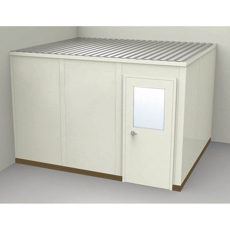 Modular In-plant Office,10 Ft. 1-1/4" D