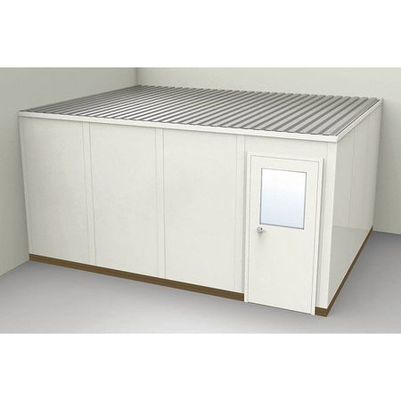 Modular In-plant Office,12 Ft. 1-1/4" D