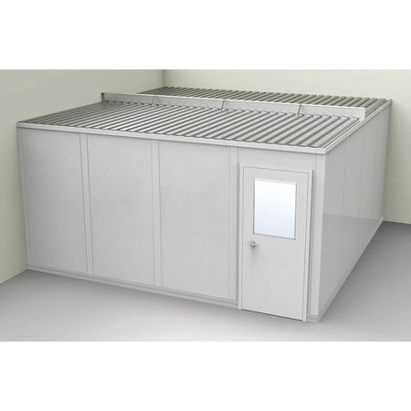 Modular In-plant Office,16 Ft. 1-1/4" D