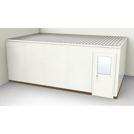 Modular In-plant Office,12 Ft. 1-1/4" D