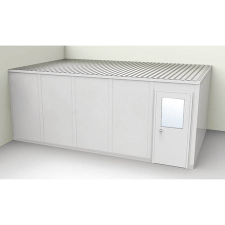 Modular In-plant Office,12 Ft. 1-1/4" D