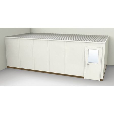 Modular In-plant Office,12 Ft. 1-1/4" D