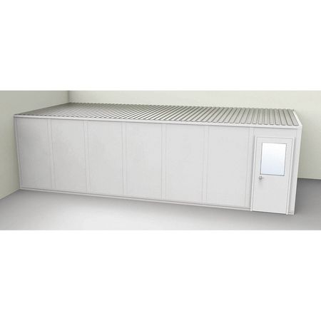 Modular In-plant Office,12 Ft. 1-1/4" D