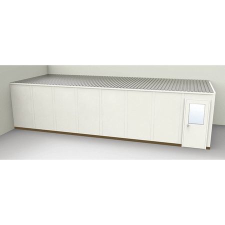 Modular In-plant Office,12 Ft. 1-1/4" D