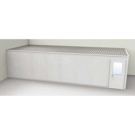 Modular In-plant Office,12 Ft. 1-1/4" D