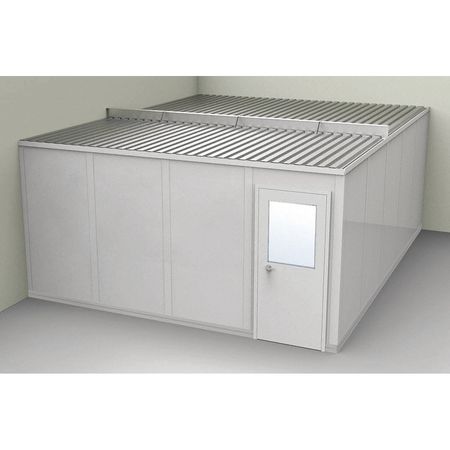 Modular In-plant Office,16 Ft. 1-1/4" D