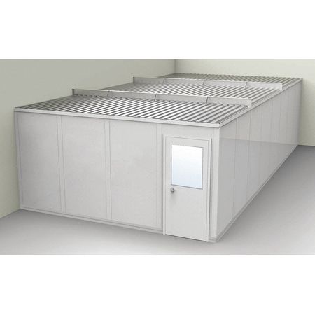 Modular In-plant Office,16 Ft. 1-1/4" D