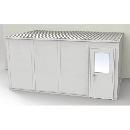 Modular In-plant Office,10 Ft. 1-1/4" D