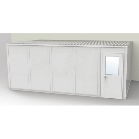 Modular In-plant Office,12 Ft. 1-1/4" D