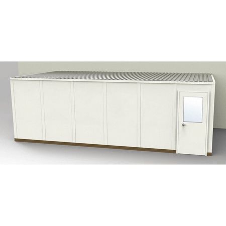 Modular In-plant Office,12 Ft. 1-1/4" D