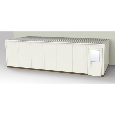 Modular In-plant Office,12 Ft. 1-1/4" D