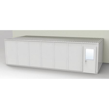 Modular In-plant Office,12 Ft. 1-1/4" D