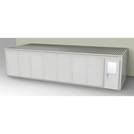 Modular In-plant Office,12 Ft. 1-1/4" D